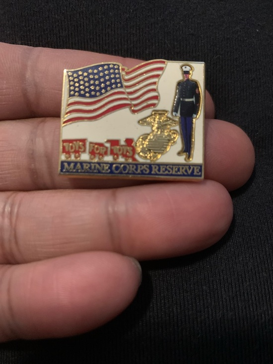 Other - Vintage Marine Corps Reserve Toys for Tots Enamel Lapel Pin